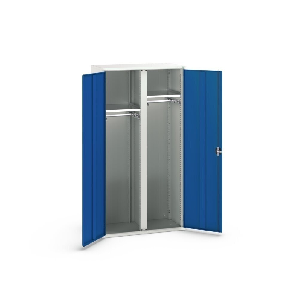 Číslo obrázku produktu 3: Skříň s křídlovými dveřmi a se zásuvkami bott verso, 2 police a 2 šatní tyče, ŠxHxV: 1050 x 550 x 2000 mm