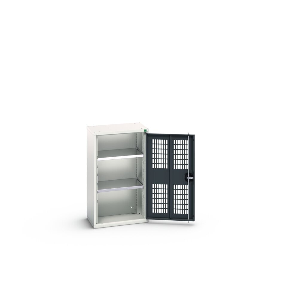Číslo obrázku produktu 3: Skříň s křídlovými dveřmi bott verso s odvětráním, se 2 policemi, ŠxHxV: 525 x 350 x 900 mm