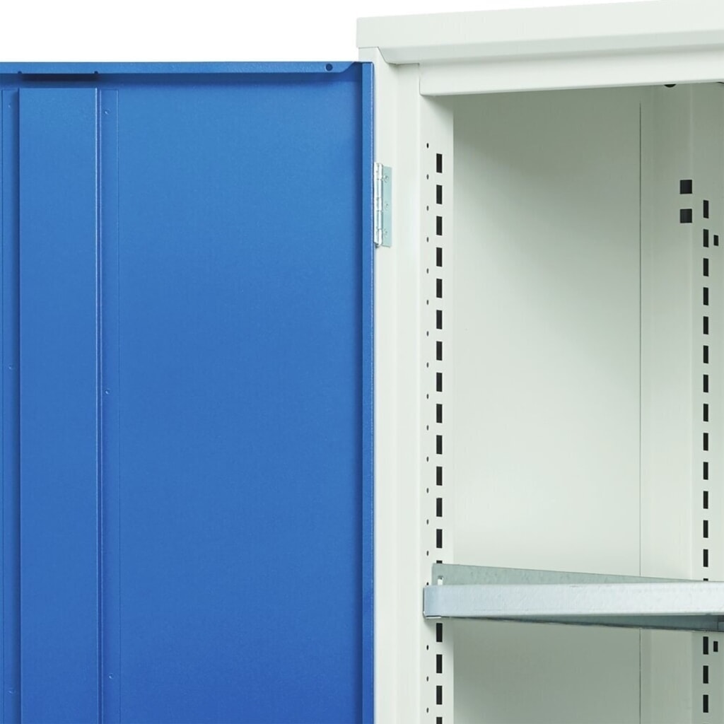 Skříň s křídlovými dveřmi a se zásuvkami bott verso, 4 police a 3 zásuvky, ŠxHxV: 800 x 550 x 2000 mm Číslo obrázku produktu 5: Skříň s křídlovými dveřmi a se zásuvkami bott verso, 4 police a 3 zásuvky, ŠxHxV: 800 x 550 x 2000 mm