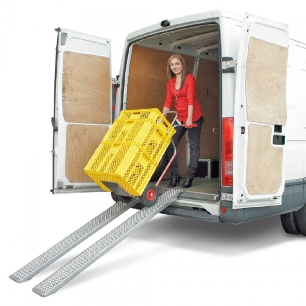 Číslo obrázku produktu 6: Nájezdové rampy BASIC, nosnost 400 kg, ŠxD 200 x 2000 mm