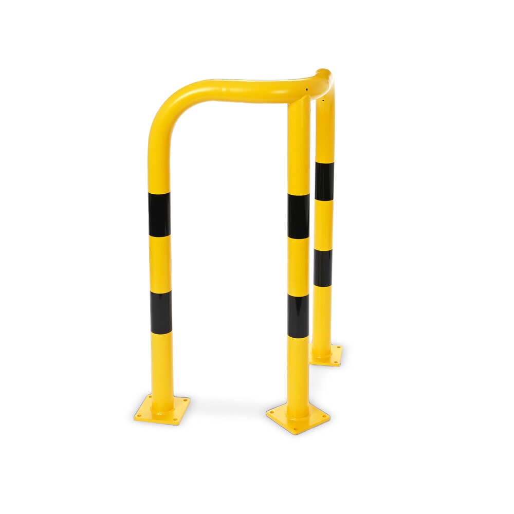 Číslo obrázku produktu 2: Steinbock® rohový ochranný nárazový oblouk, pro vnitřní použití, V x D 1200 x 600 mm, Ø 76 mm