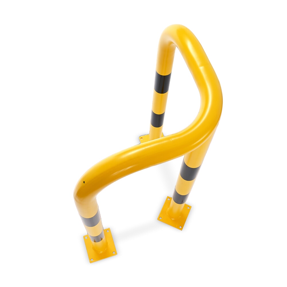 Číslo obrázku produktu 3: Steinbock® rohový ochranný nárazový oblouk, pro vnitřní použití, V x D 1200 x 600 mm, Ø 76 mm