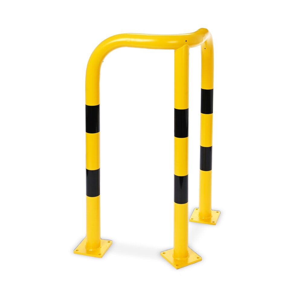 Obrázek produktu: Steinbock® rohový ochranný nárazový oblouk, pro vnitřní použití, V x D 1200 x 600 mm, Ø 76 mm