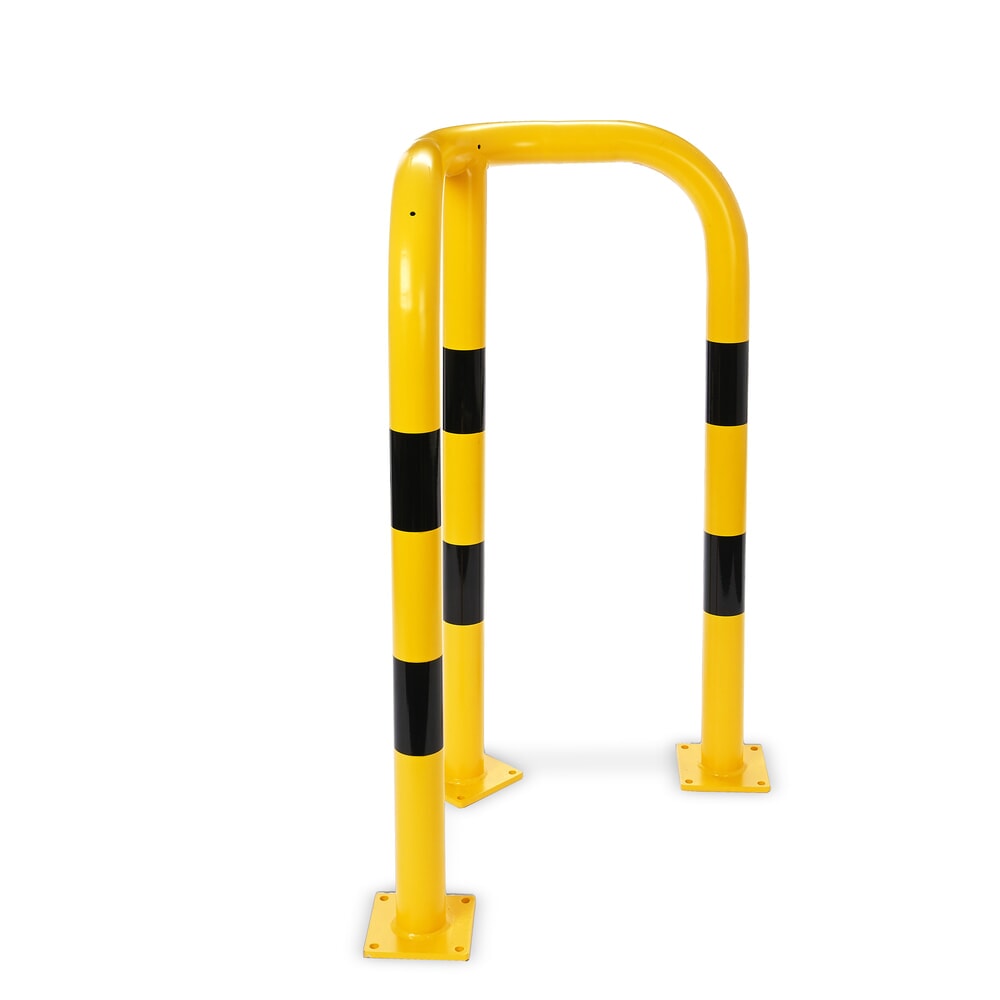 Číslo obrázku produktu 4: Steinbock® rohový ochranný nárazový oblouk, pro vnitřní použití, V x D 1200 x 600 mm, Ø 76 mm