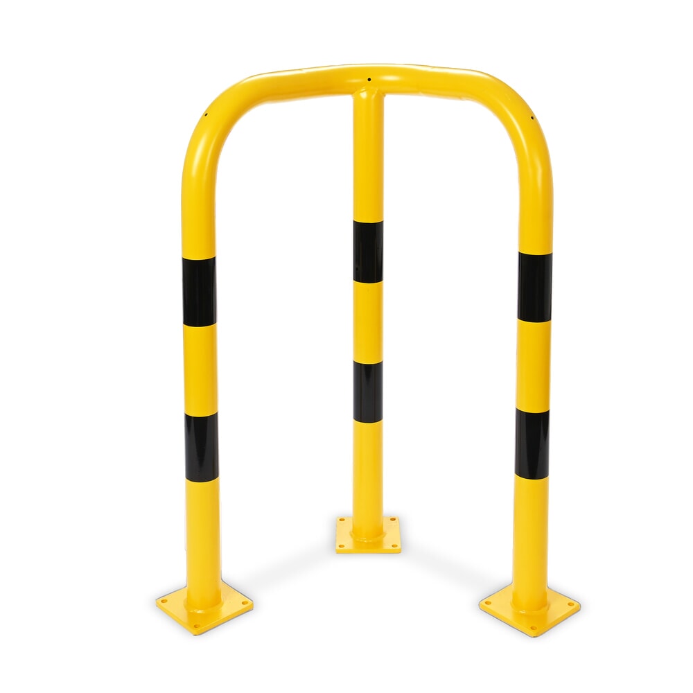 Číslo obrázku produktu 5: Steinbock® rohový ochranný nárazový oblouk, pro vnitřní použití, V x D 1200 x 600 mm, Ø 76 mm