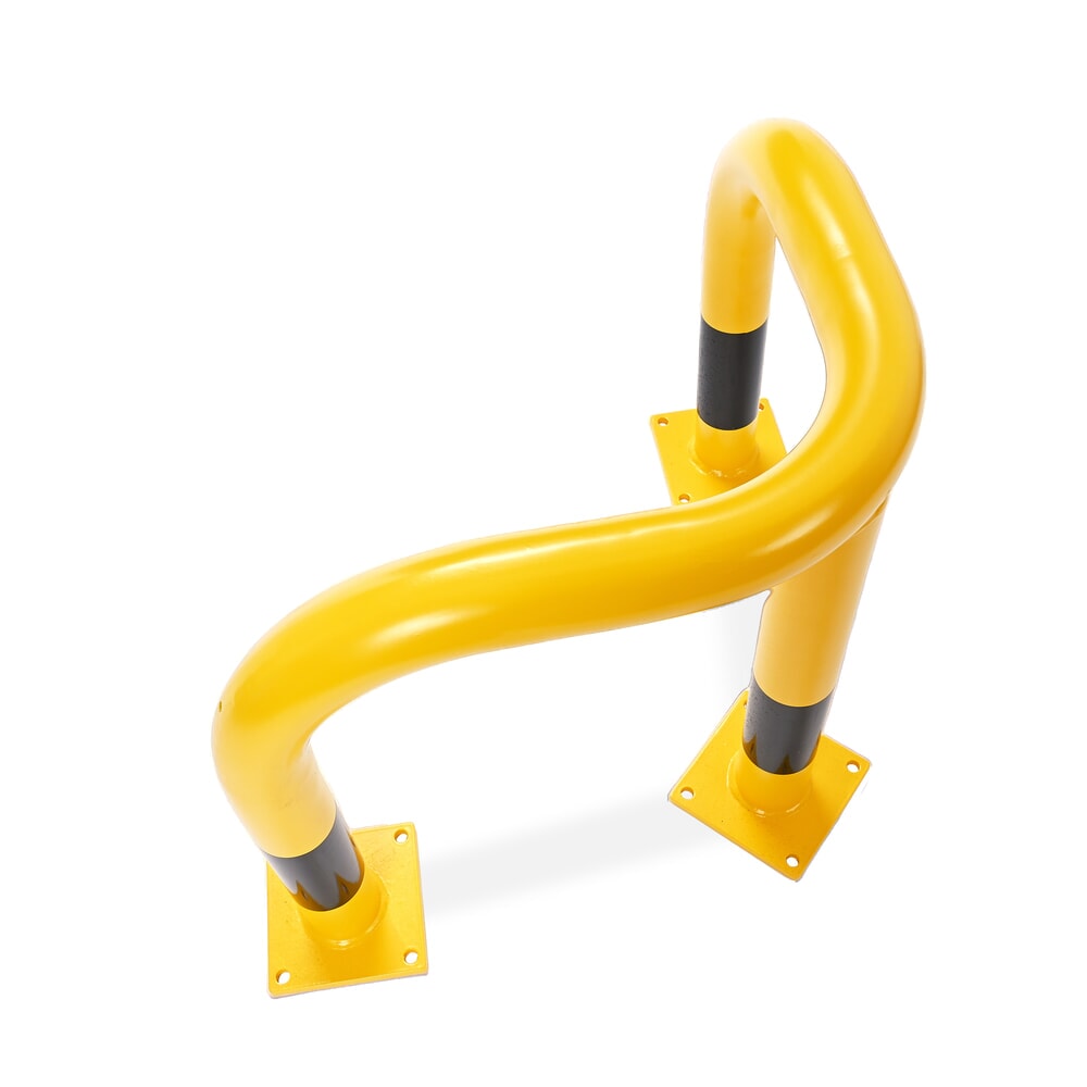 Číslo obrázku produktu 4: Steinbock® rohový ochranný nárazový oblouk, pro vnitřní použití, V x D 600 x 600 mm, Ø 76 mm