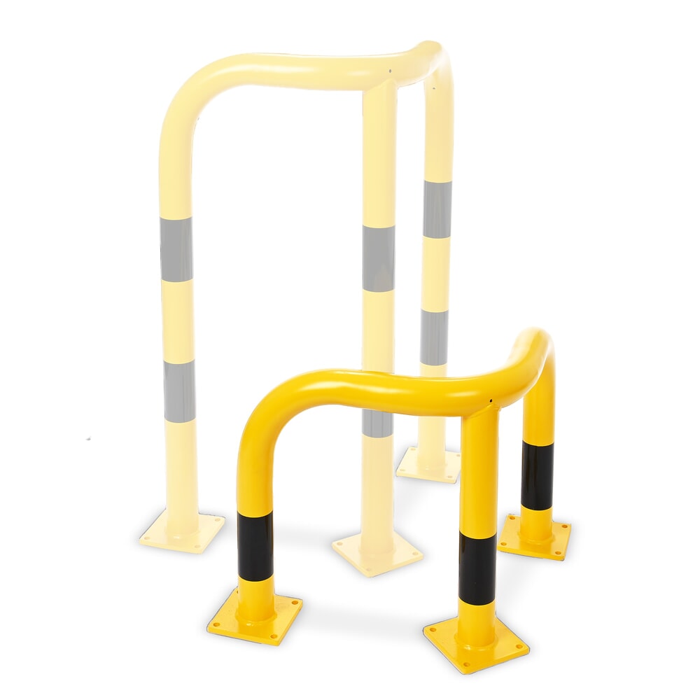 Číslo obrázku produktu 5: Steinbock® rohový ochranný nárazový oblouk, pro vnitřní použití, V x D 600 x 600 mm, Ø 76 mm