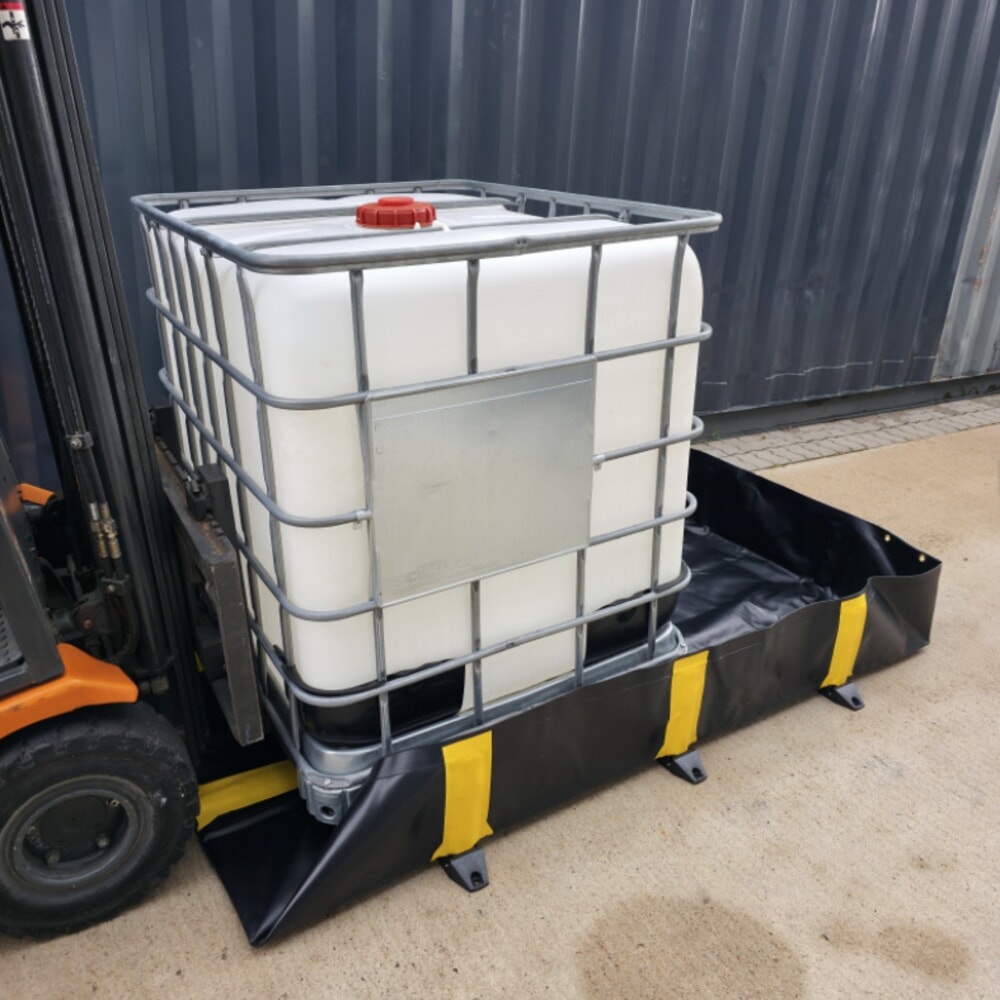 Číslo obrázku produktu 9: Steinbock® skládací sběrná vana Ultra z PVC, VxŠxH 305 x 6 100 x 6 100 mm, objem 11 318 l