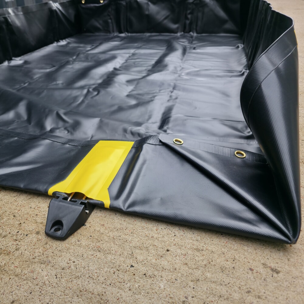 Číslo obrázku produktu 12: Steinbock® skládací sběrná vana Ultra z PVC, VxŠxH 305 x 6 100 x 6 100 mm, objem 11 318 l