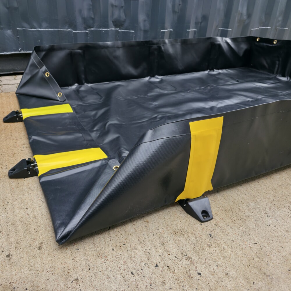 Číslo obrázku produktu 13: Steinbock® skládací sběrná vana Ultra z PVC, VxŠxH 305 x 6 100 x 6 100 mm, objem 11 318 l