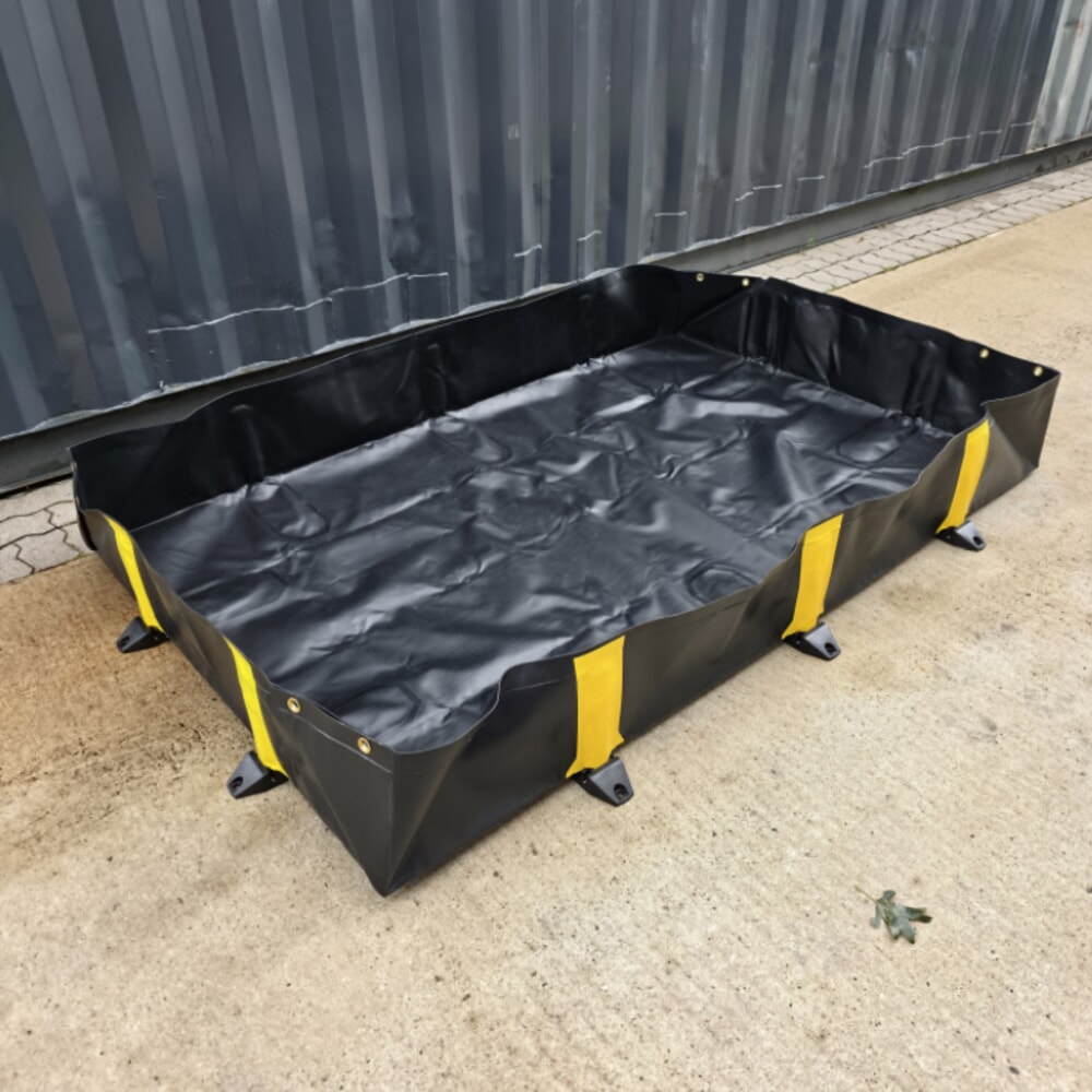 Číslo obrázku produktu 15: Steinbock® skládací sběrná vana Ultra z PVC, VxŠxH 305 x 6 100 x 6 100 mm, objem 11 318 l