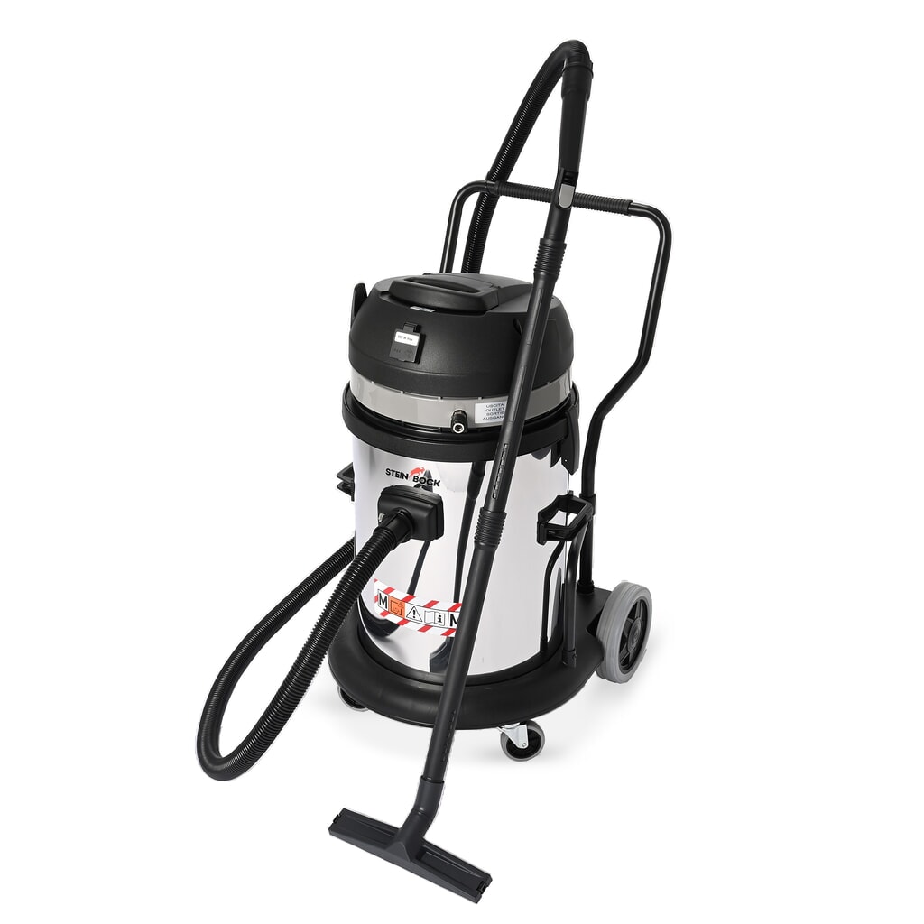 Steinbock® průmyslový vysavač, suchý, VS 2/62 M TC PN, třída M, max. 2 400 W, 62 l, nerezové oceli Obrázek produktu: Steinbock® průmyslový vysavač, suchý, VS 2/62 M TC PN, třída M, max. 2 400 W, 62 l, nerezové oceli