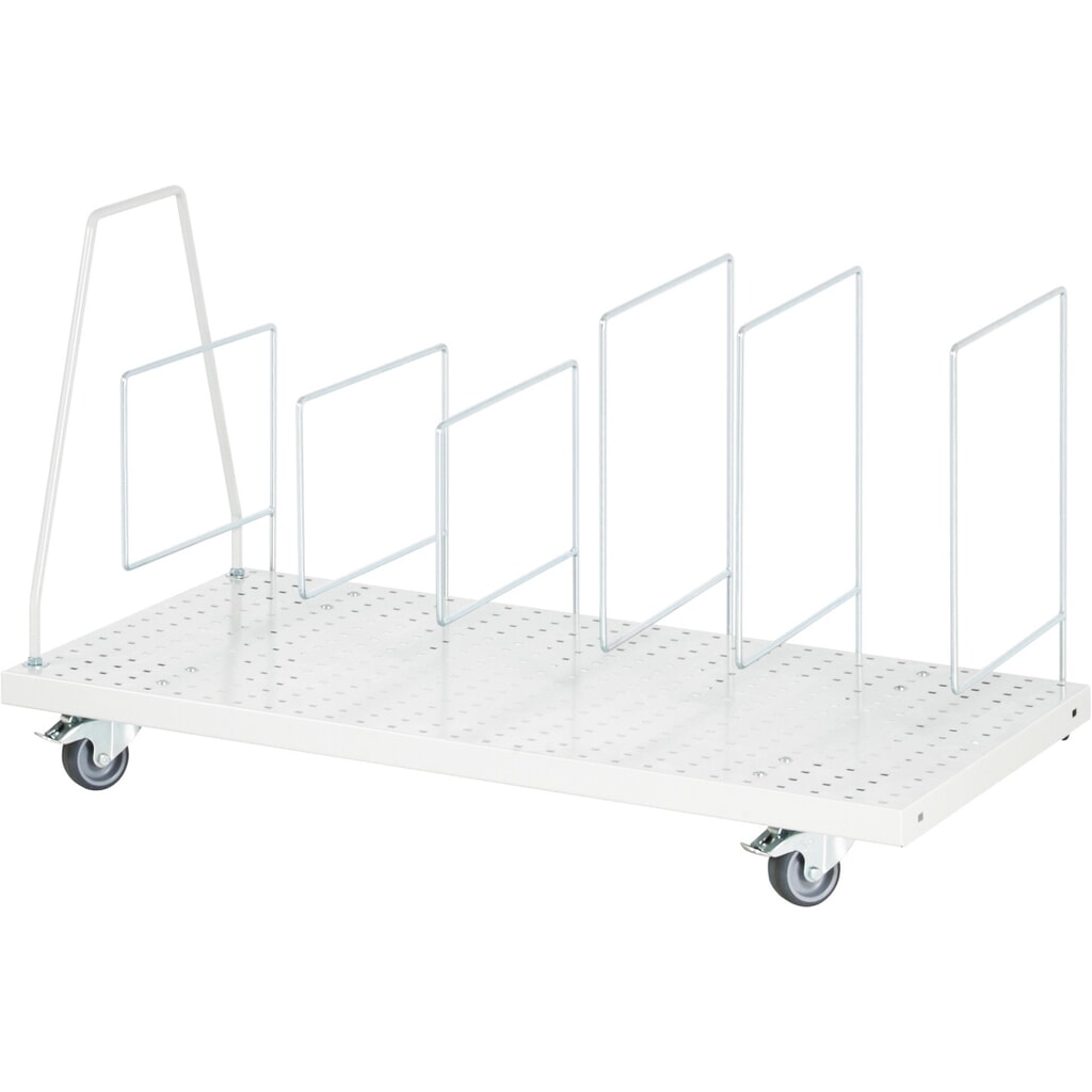 RAU zásobník krabic pro balicí stoly, pojízdný, šeď světlá, VxŠxH 615 mm x 665 mm x 650 mm Obrázek produktu: RAU zásobník krabic pro balicí stoly, pojízdný, šeď světlá, VxŠxH 615 mm x 665 mm x 650 mm