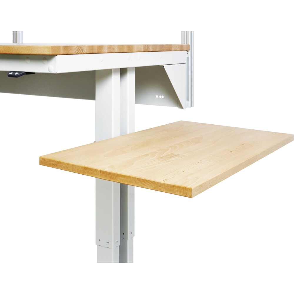 Číslo obrázku produktu 2: Boční police pro balicí stůl RAU, k montáži na systémový podstavec, VxŠxH 100 mm x 450 mm x 800 mm