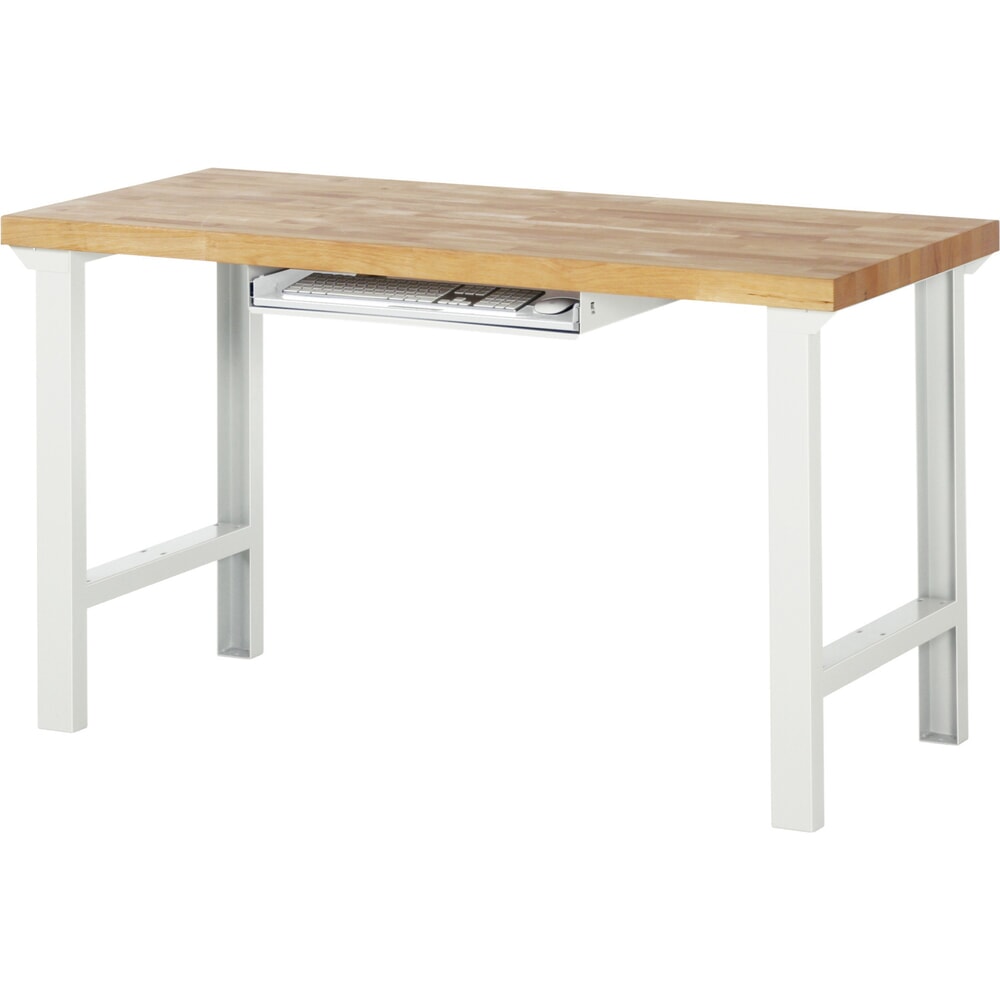Číslo obrázku produktu 4: Zásuvka na klávesnici pro balicí stůl RAU, šeď světlá, VxŠxH 85 mm x 640 mm x 485 mm