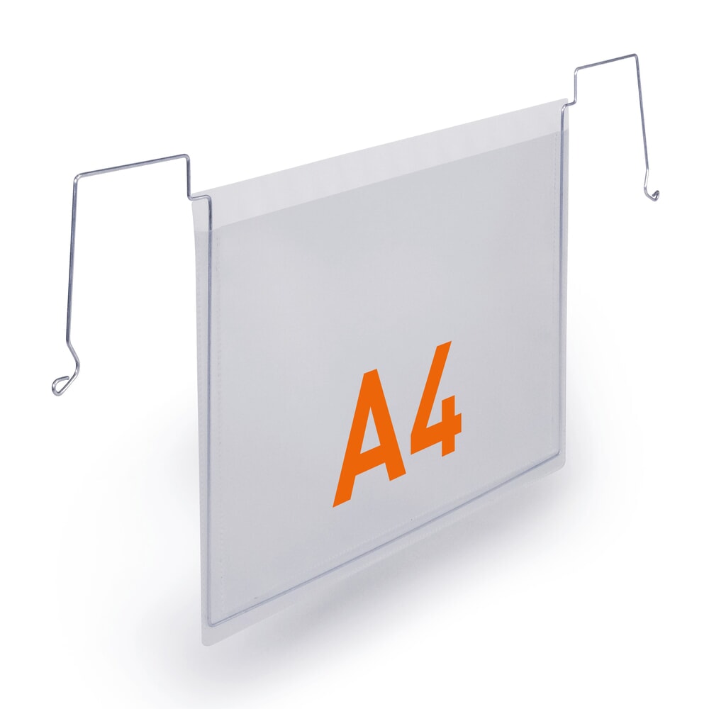 Číslo obrázku produktu 4: DURABLE kapsa na dokumenty s drátěnými závěsy, DIN A4 na šířku, otevřená