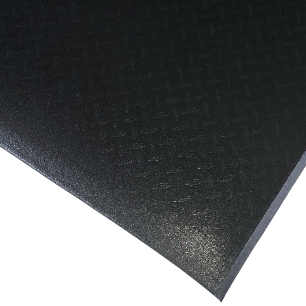 Obrázek produktu: Steinbock® protiúnavová rohož ErgoSoft, károvaný vzor, 1vrstvá, ŠxD 600 mm x 1000 mm, černá