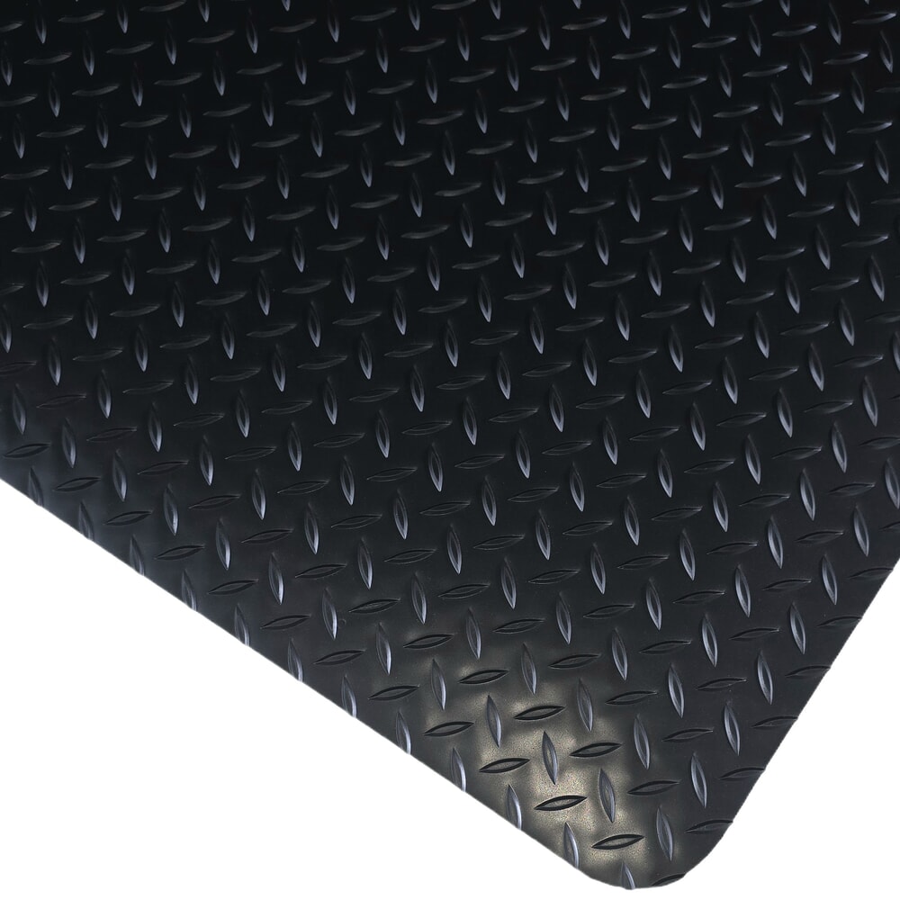 Obrázek produktu: Steinbock® protiúnavová rohož ErgoSoft Strong, károvaný profil, 2vrstvá, ŠxD 600 mm x 1000 mm, černá