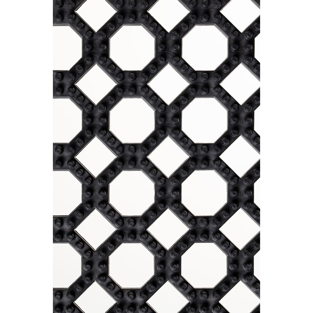 Číslo obrázku produktu 3: Protiúnavová rohož YOGA GRIP ULTRA, voštinový profil, ŠxH 500 x 500 mm