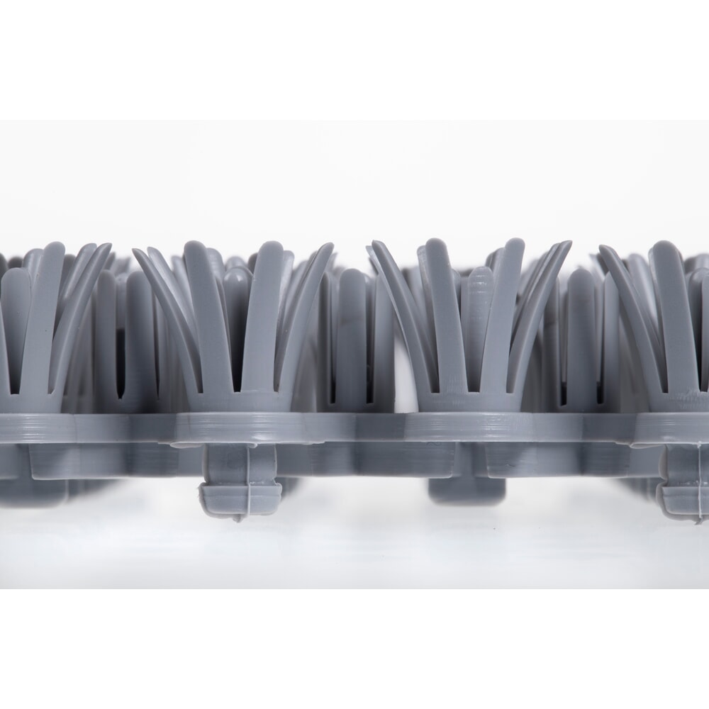 Číslo obrázku produktu 5: Podlahová rohož na hrubé nečistoty, PE, ŠxH 570 x 860 mm, světle šedá