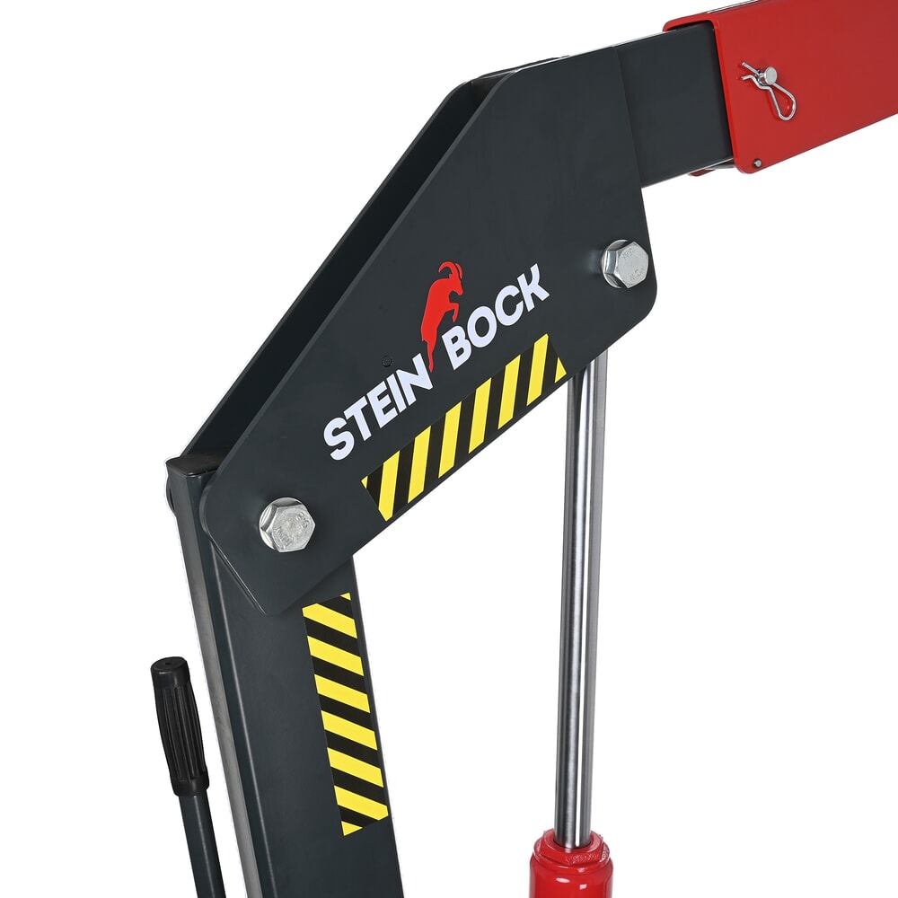Číslo obrázku produktu 9: Steinbock® Dílenský jeřáb s rozepřeným podvozkem a rychlým zdvihem, skládací, nosnost 1500-2000 kg
