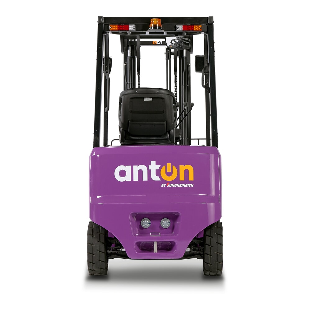 Číslo obrázku produktu 7: AntOn by Jungheinrich elektrický vysokozdvižný vozík CBH 2.0 s dvojitým teleskopickým zdvihovým zařízením, výška zdvihu 3300 mm, nosnost 2000 kg, vč. vestavné nabíječky