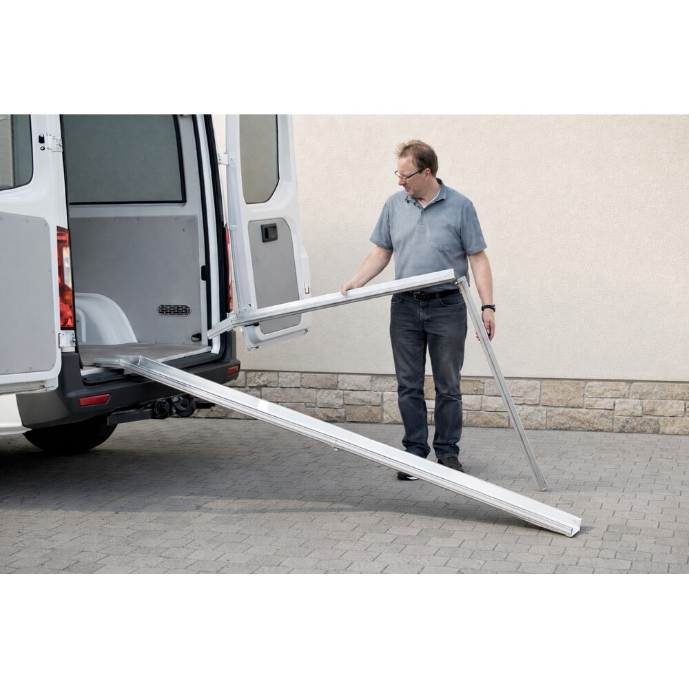 Číslo obrázku produktu 3: Překládková rampa Altec ABS-F, skládací, nosnost 400 kg, D×Š 1500 × 235 mm