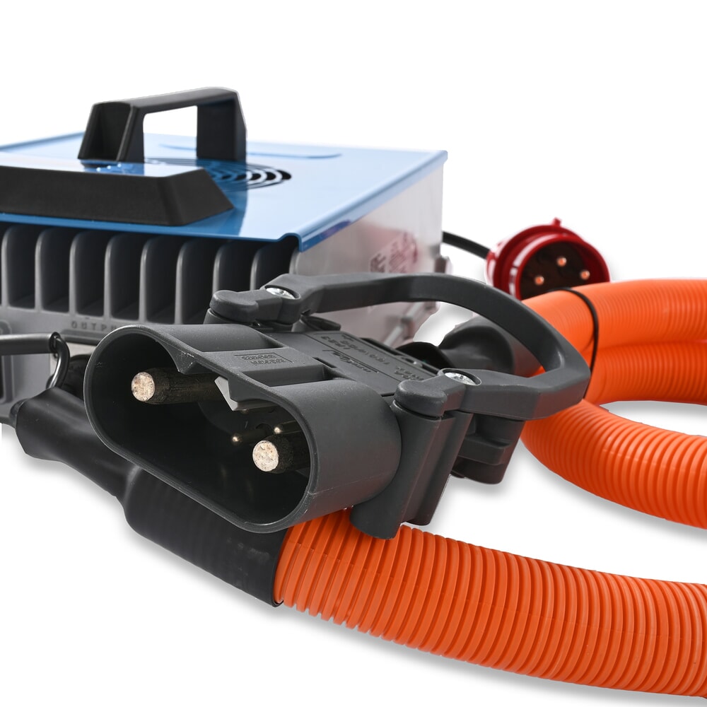 Číslo obrázku produktu 6: Externí nabíječka D400, 80 V, 60 A, CEE červená 32A, 5pinová - 3P+N+E pro elektrický vysokozdvižný vozík AntOn by Jungheinrich CBH 2.0