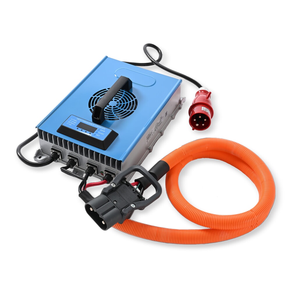 Číslo obrázku produktu 1: Externí nabíječka D400, 80 V, 60 A, CEE červená 32A, 5pinová - 3P+N+E pro elektrický vysokozdvižný vozík AntOn by Jungheinrich CBH 2.0