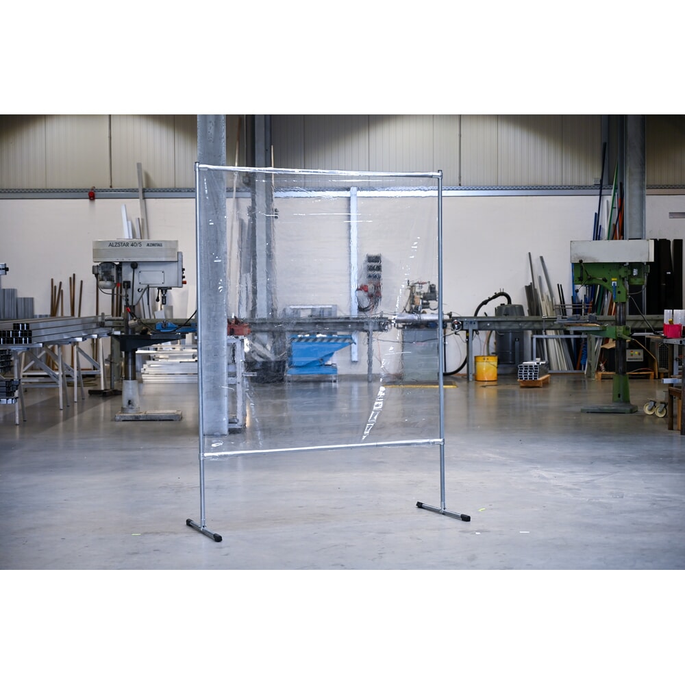 Číslo obrázku produktu 3: Ochranná oddělovací stěna, š×v 1 400 × 2 000 mm, průhledná