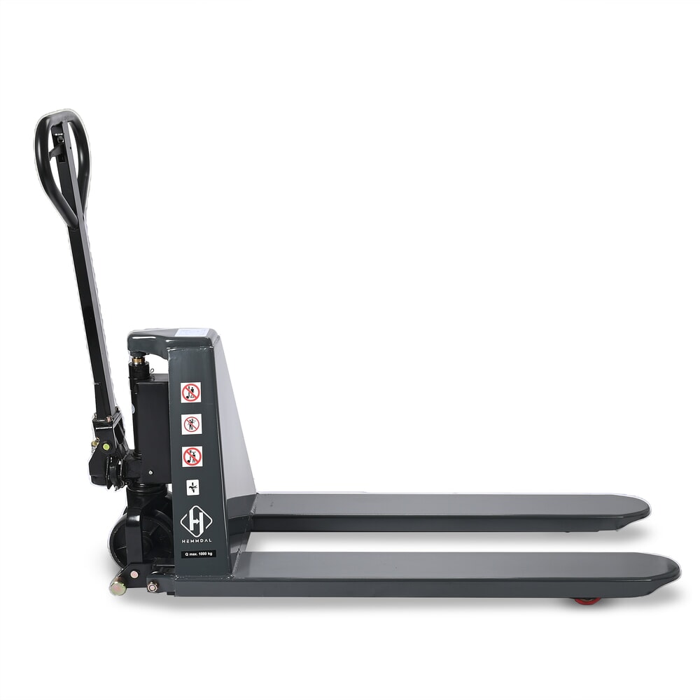 Číslo obrázku produktu 11: Paletový vozík s nůžkovým mechanismem HEMMDAL PTM 1.0 Scissor, nosnost 1000 kg, délka vidlí 1150 mm, polyuretan, jednoduché kolečko