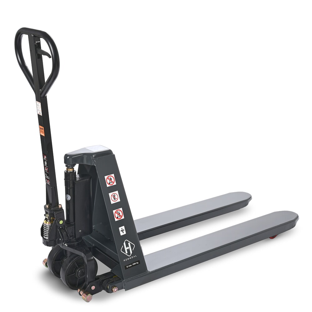 Číslo obrázku produktu 13: Paletový vozík s nůžkovým mechanismem HEMMDAL PTM 1.0 Scissor, nosnost 1000 kg, délka vidlí 1150 mm, polyuretan, jednoduché kolečko