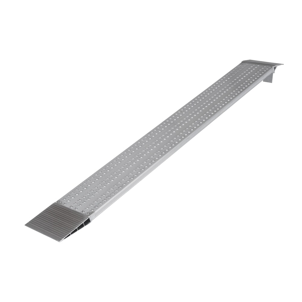 Obrázek produktu: Hliníková nájezdová ližina, protiskluzová, nosnost 435 kg/ks, ŠxD 200 x 1500 mm