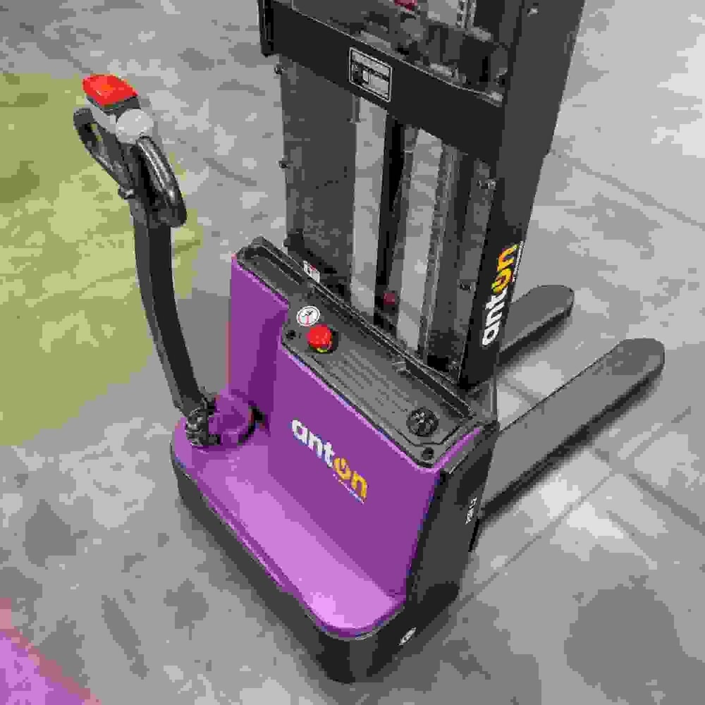 Číslo obrázku produktu 2: AntOn by Jungheinrich elektrický vysokozdvižný vozík PSM 1.2 s dvojitým teleskopickým stožárem, nosnost 1 200 kg, výška zdvihu 2 522 mm