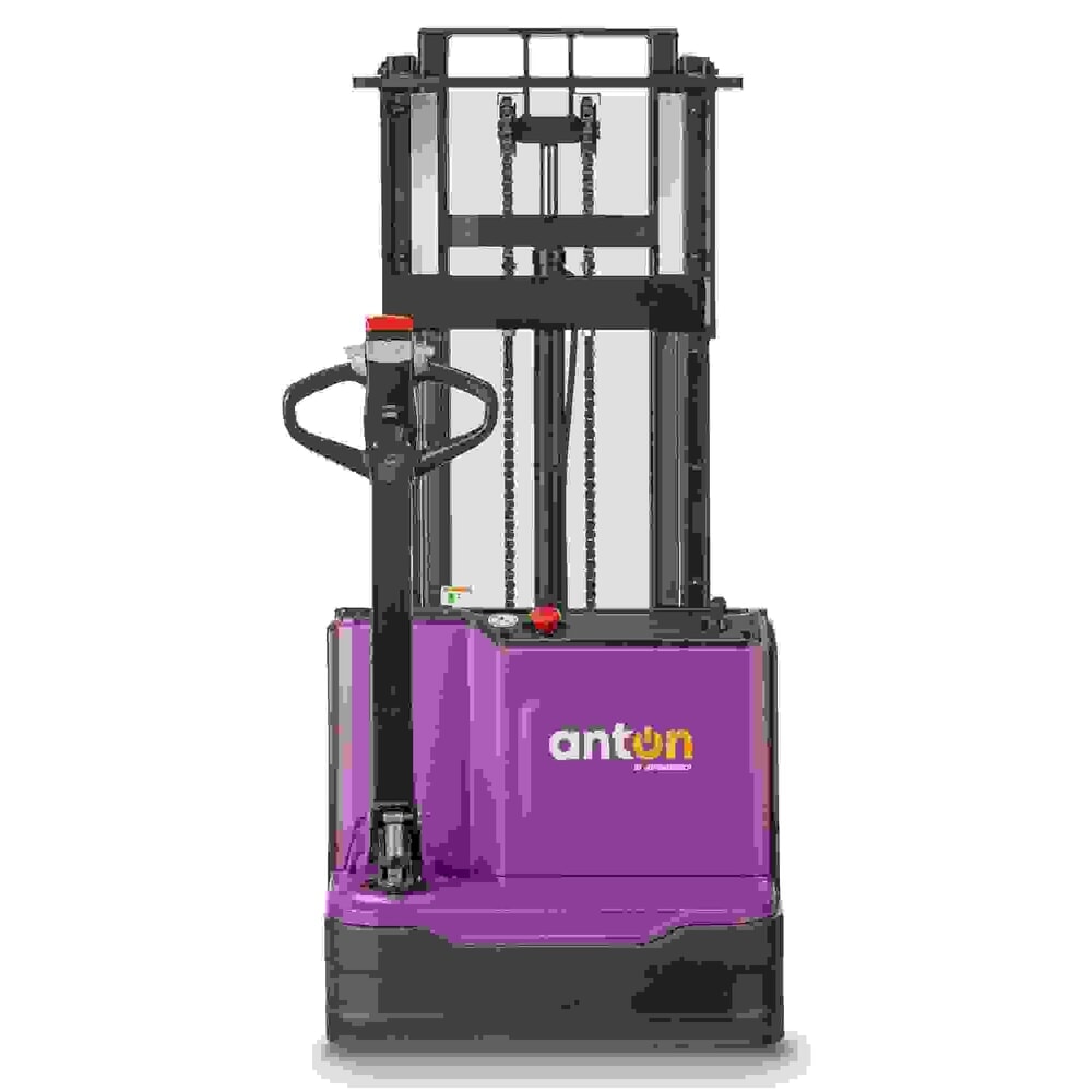 Číslo obrázku produktu 4: AntOn by Jungheinrich elektrický vysokozdvižný vozík PSM 1.2 s dvojitým teleskopickým stožárem, nosnost 1 200 kg, výška zdvihu 2 522 mm