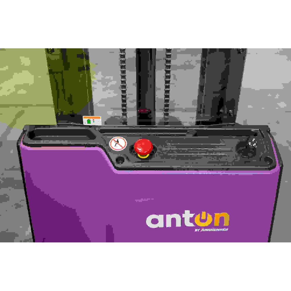 Číslo obrázku produktu 8: AntOn by Jungheinrich elektrický vysokozdvižný vozík PSM 1.2 s dvojitým teleskopickým stožárem, nosnost 1 200 kg, výška zdvihu 2 522 mm