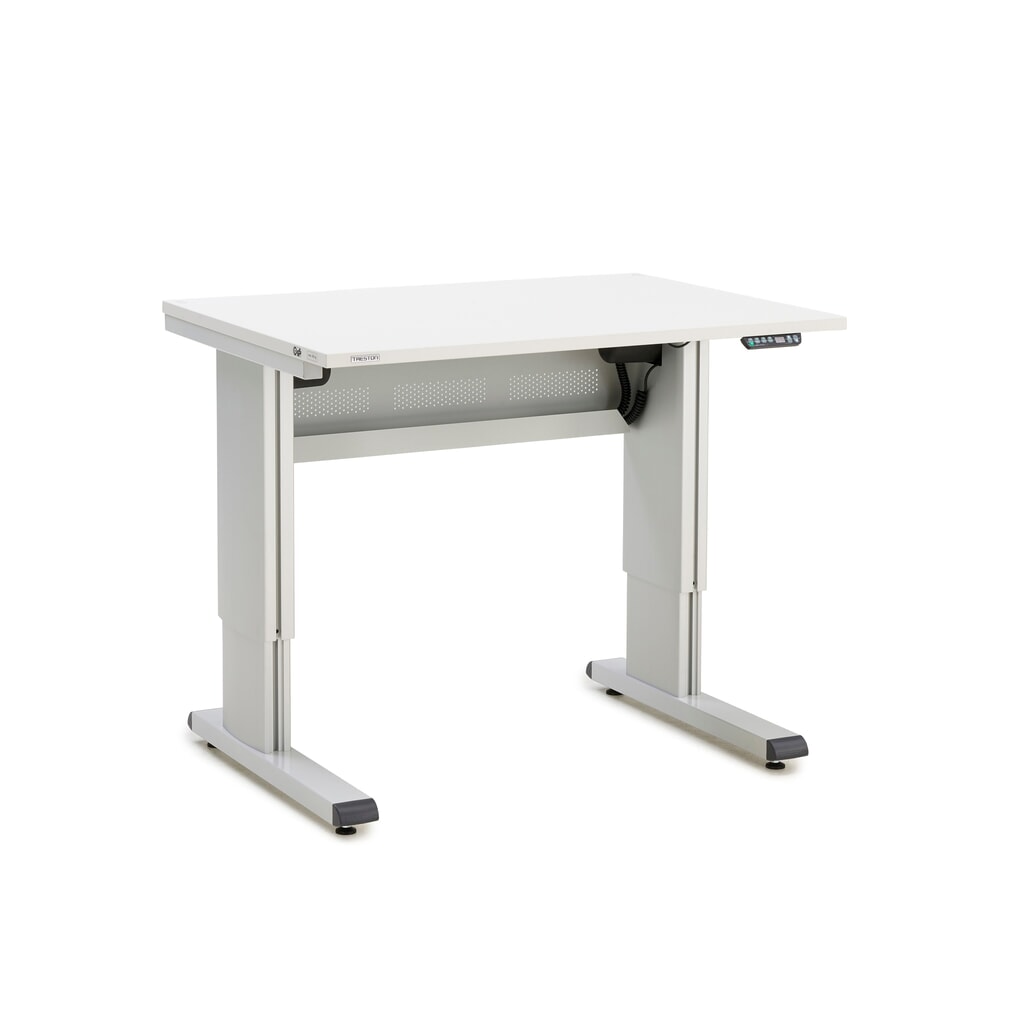 Pracovní stůl TRESTON, typ WB, elektrické výškově nastavitelné provedení, Š×H 1073 × 800 mm Obrázek produktu: Pracovní stůl TRESTON, typ WB, elektrické výškově nastavitelné provedení, Š×H 1073 × 800 mm