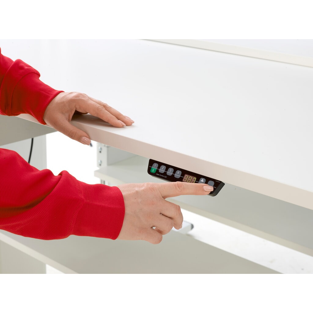 Číslo obrázku produktu 5: Pracovní stůl TRESTON, typ WB, elektrické výškově nastavitelné provedení, Š×H 1500 × 800 mm