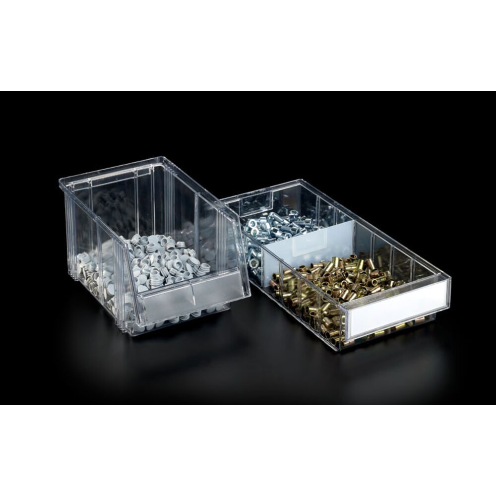Číslo obrázku produktu 4: Skladovací box TRESTON z polystyrenu, vč. etiket, VxŠxH 82 x 186 x 300 mm