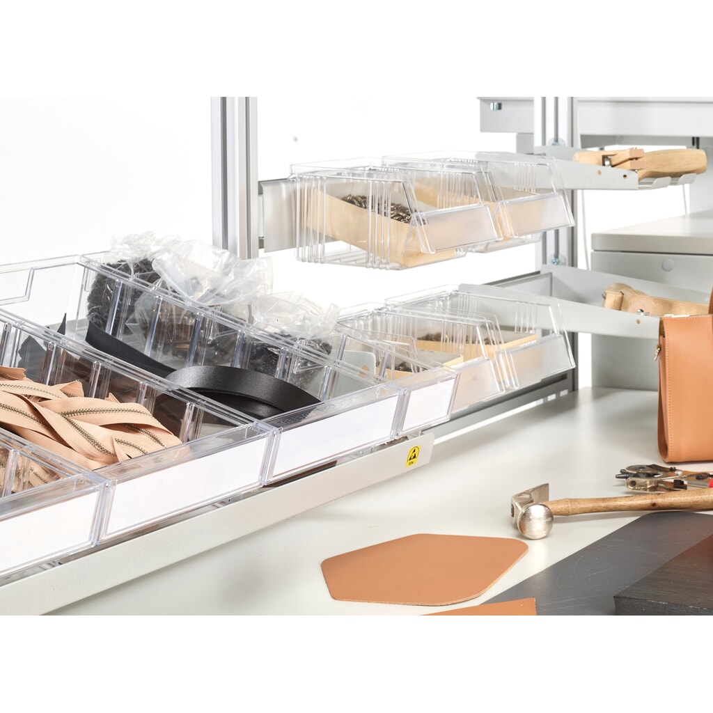Transparentní skladovací boxy TRESTON, VxŠxH 130 x 149 x 250 mm Číslo obrázku produktu 5: Transparentní skladovací boxy TRESTON, VxŠxH 130 x 149 x 250 mm