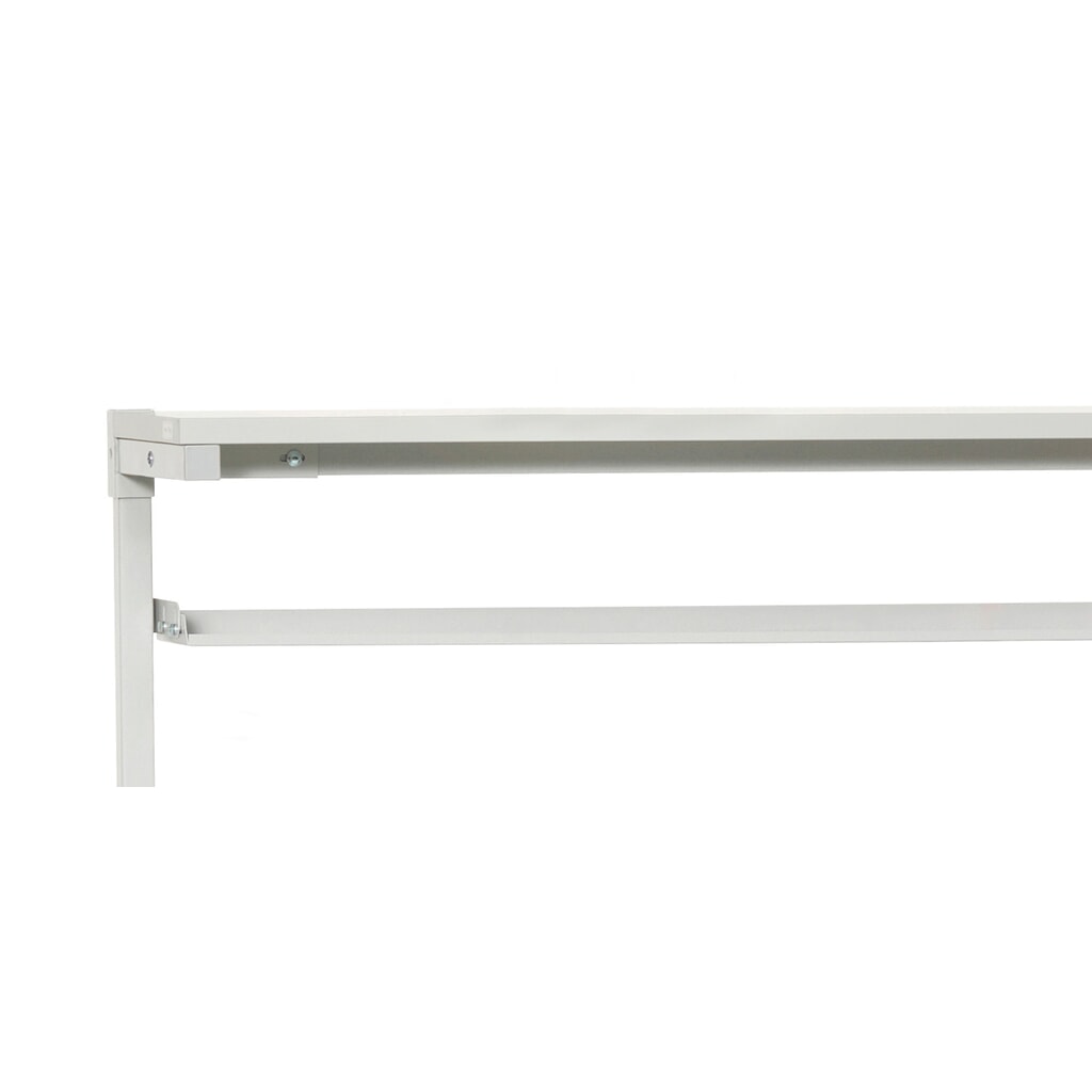 Obrázek produktu: Odkládací police na skladovací boxy, ŠxH 1719 x 145 mm, pro stoly o šířce 1800 mm