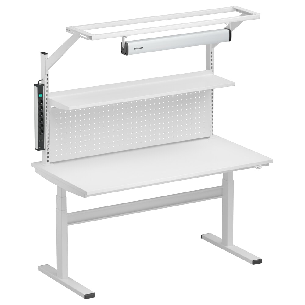 Číslo obrázku produktu 5: Rastrové trubky pro pracovní stůl TRESTON TED, s přírubou, výška 790 mm, 2 ks/JB