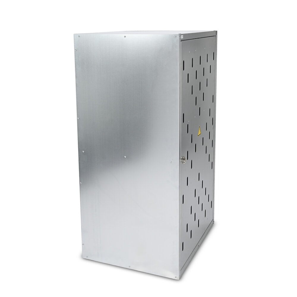 Číslo obrázku produktu 5: Skříň na plynové lahve HEMMDAL, VxŠxH 1 500 × 840 × 690 mm, 1dveřová