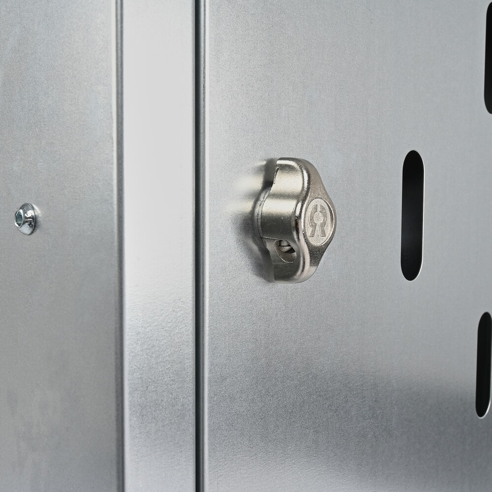 Číslo obrázku produktu 6: Skříň na plynové lahve HEMMDAL, VxŠxH 1 500 × 840 × 690 mm, 1dveřová