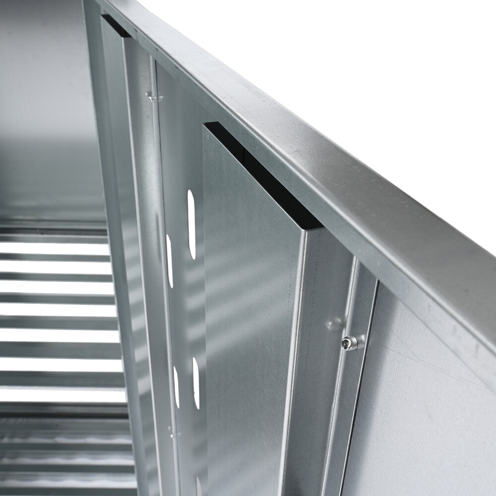 Číslo obrázku produktu 8: Skříň na plynové lahve HEMMDAL, VxŠxH 1 500 × 840 × 690 mm, 1dveřová