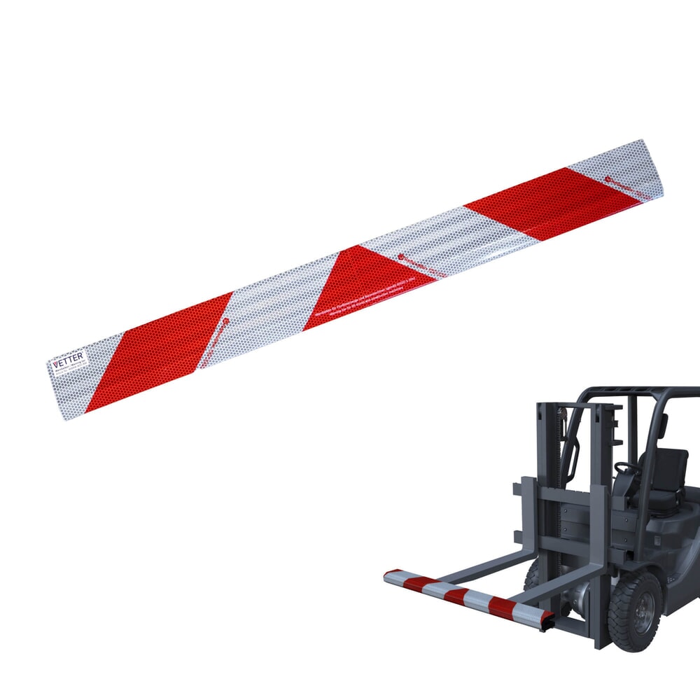 Obrázek produktu: Výstražná lišta VETTER s magnety, v×š×h 80×800×40 mm