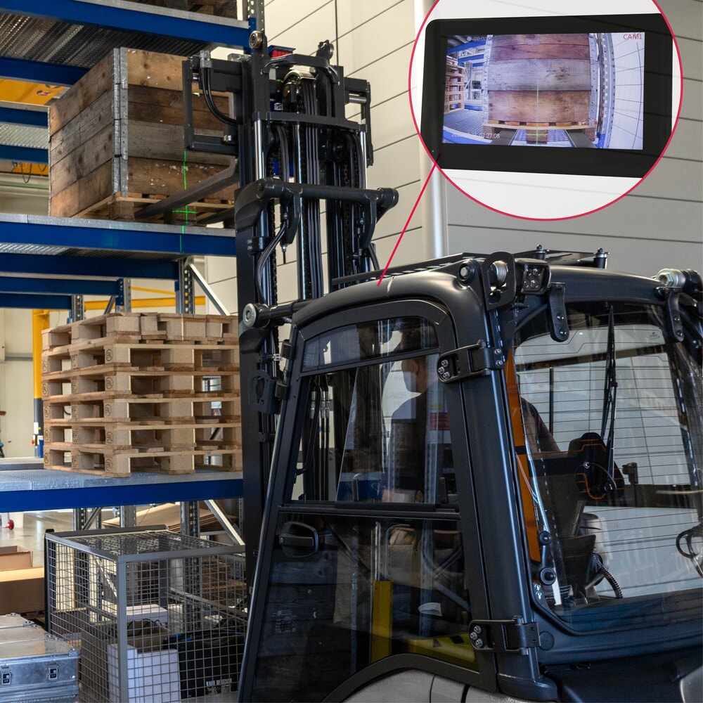 Číslo obrázku produktu 5: Laserový a kamerový naváděcí systém vidlí VETTER® LIZZARD Premium, ISO 2A