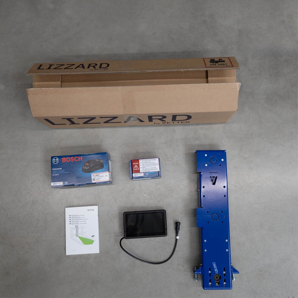 Číslo obrázku produktu 2: Kamerový systém pro navádění vidlí VETTER® LIZZARD Cam, ISO 3A