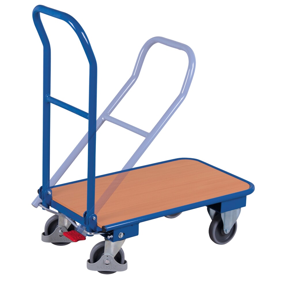 Číslo obrázku produktu 1: Skládací vozík VARIOfit®, ložná plocha ŠxH 450 x 720 mm, nosnost 150 kg