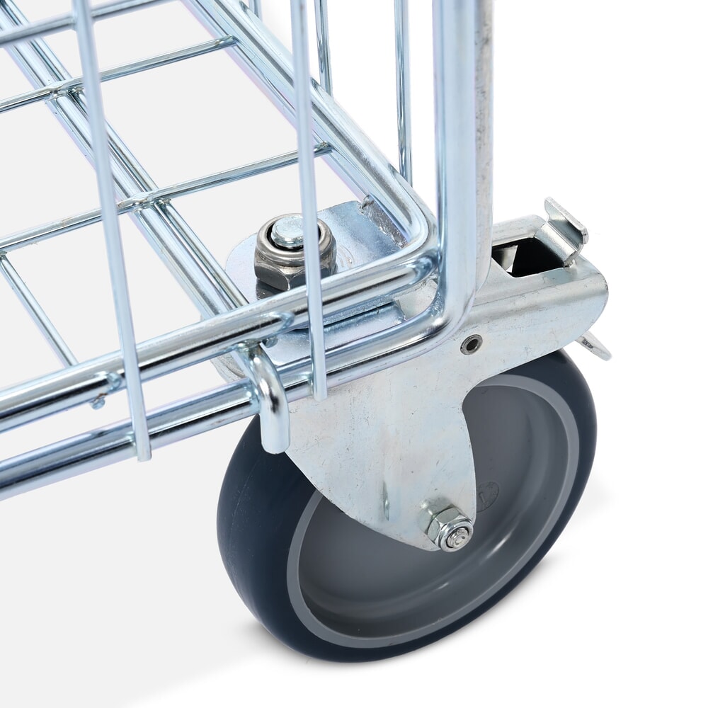 Číslo obrázku produktu 2: Pojízdný zásobník HEMMDAL se 4 řiditelnými kolečky, V×Š×H 735 × 630 × 830 mm, nosnost 60 kg